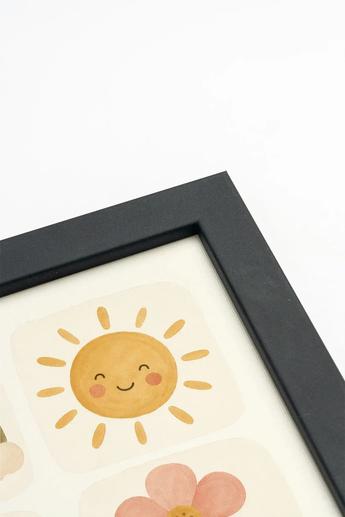 MNI MERVEILLES œuvre encadrée sur toile rigide noir (collective) - Shopthatapp.ca