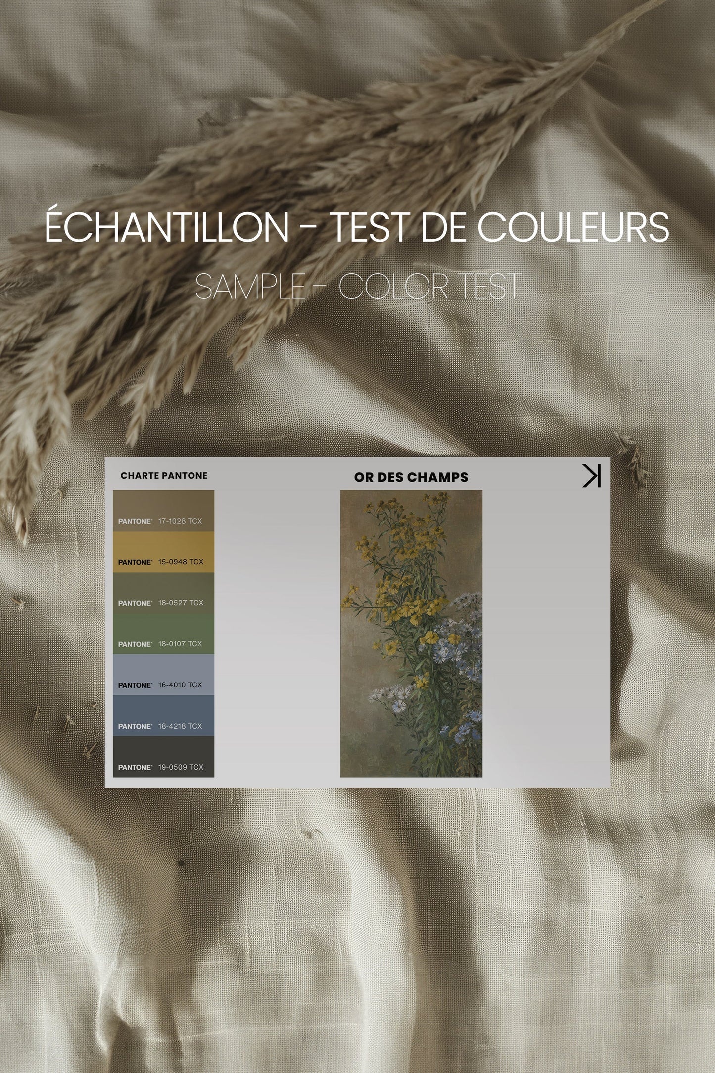 OR DES CHAMPS Art sur Toile Étirée - Élégante Décoration pour Votre Espace - Shopthatapp.ca