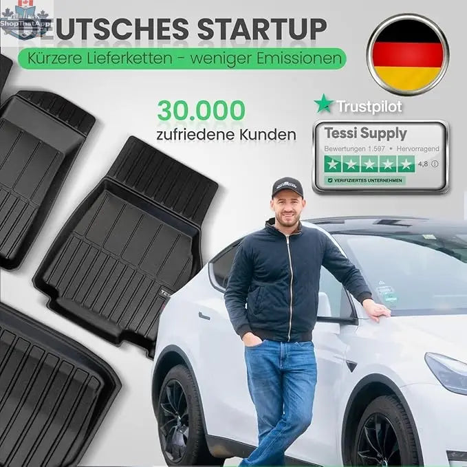 Model Y Ladekantenschutz Tessi® Greenline Made in EU - Shopthatapp.ca