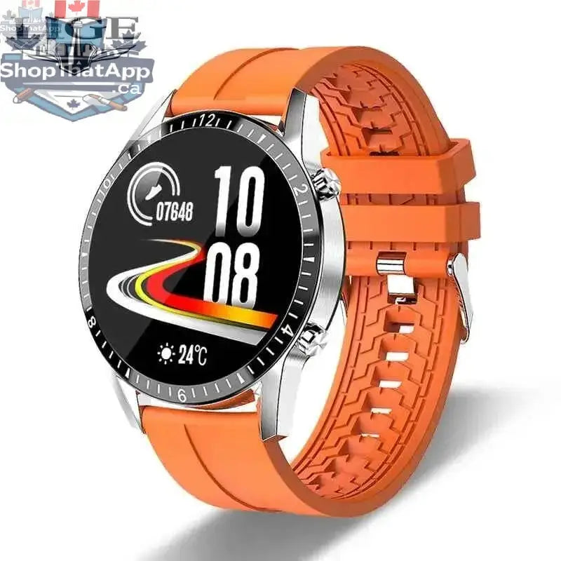 Black Bluetooth Smart Watch by 777tech with digital display and fitness tracking features.