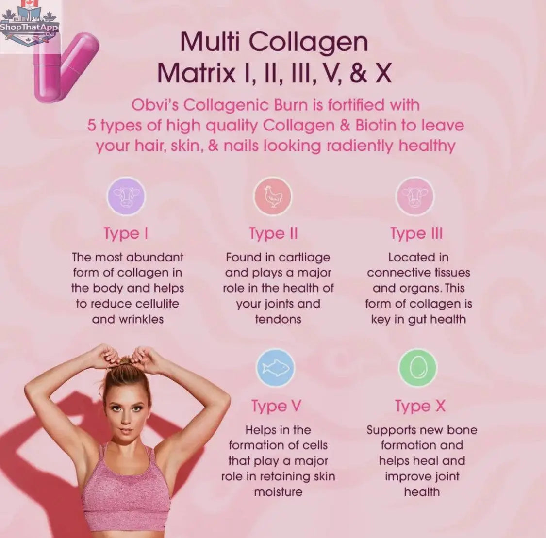 Obvi Collagenic Sweat Essentials supplement container from BulkBully Supplements with label and product branding visible.