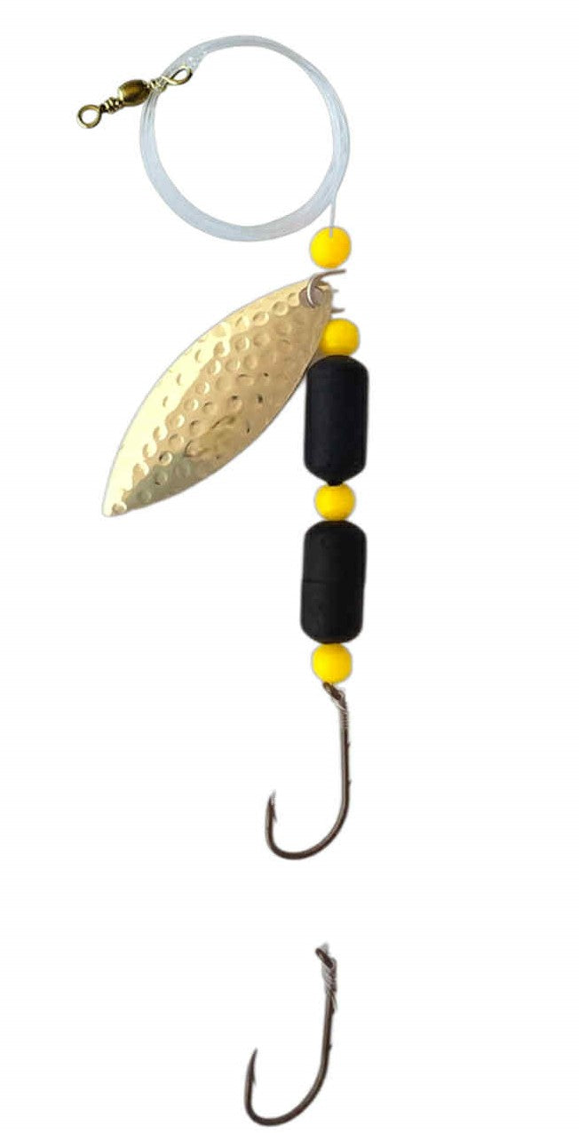 Willow Leaf Floating Gold Hammer Worm Harness - Shopthatapp.ca
