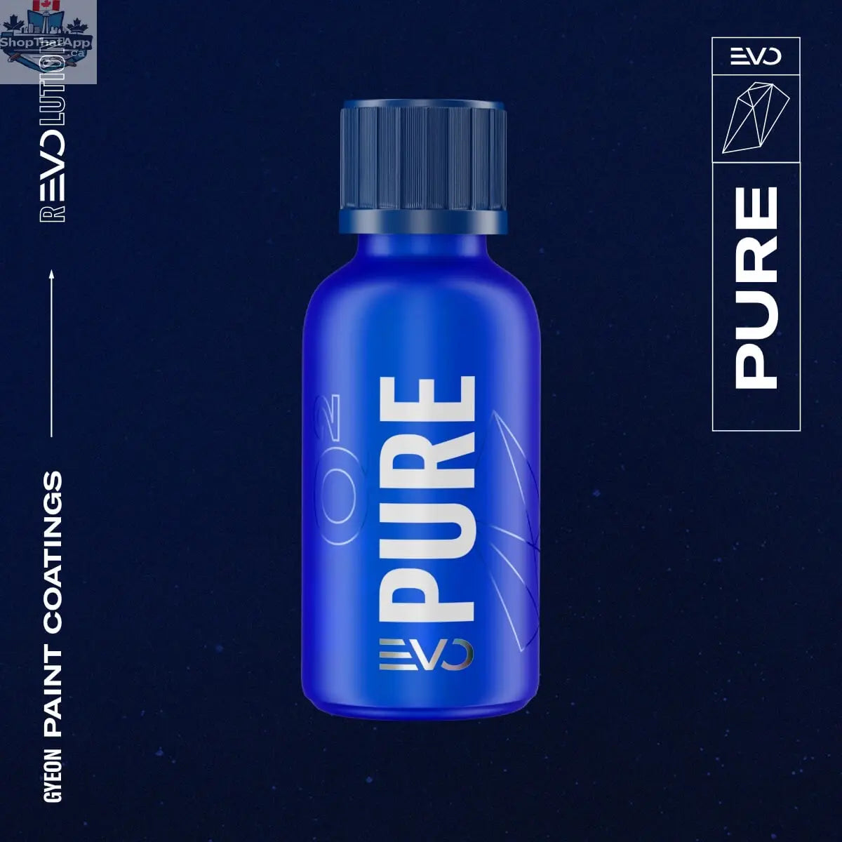 GYEON Q² Pure EVO Lightbox showcasing the product with a sleek, illuminated display and branding on a clean background