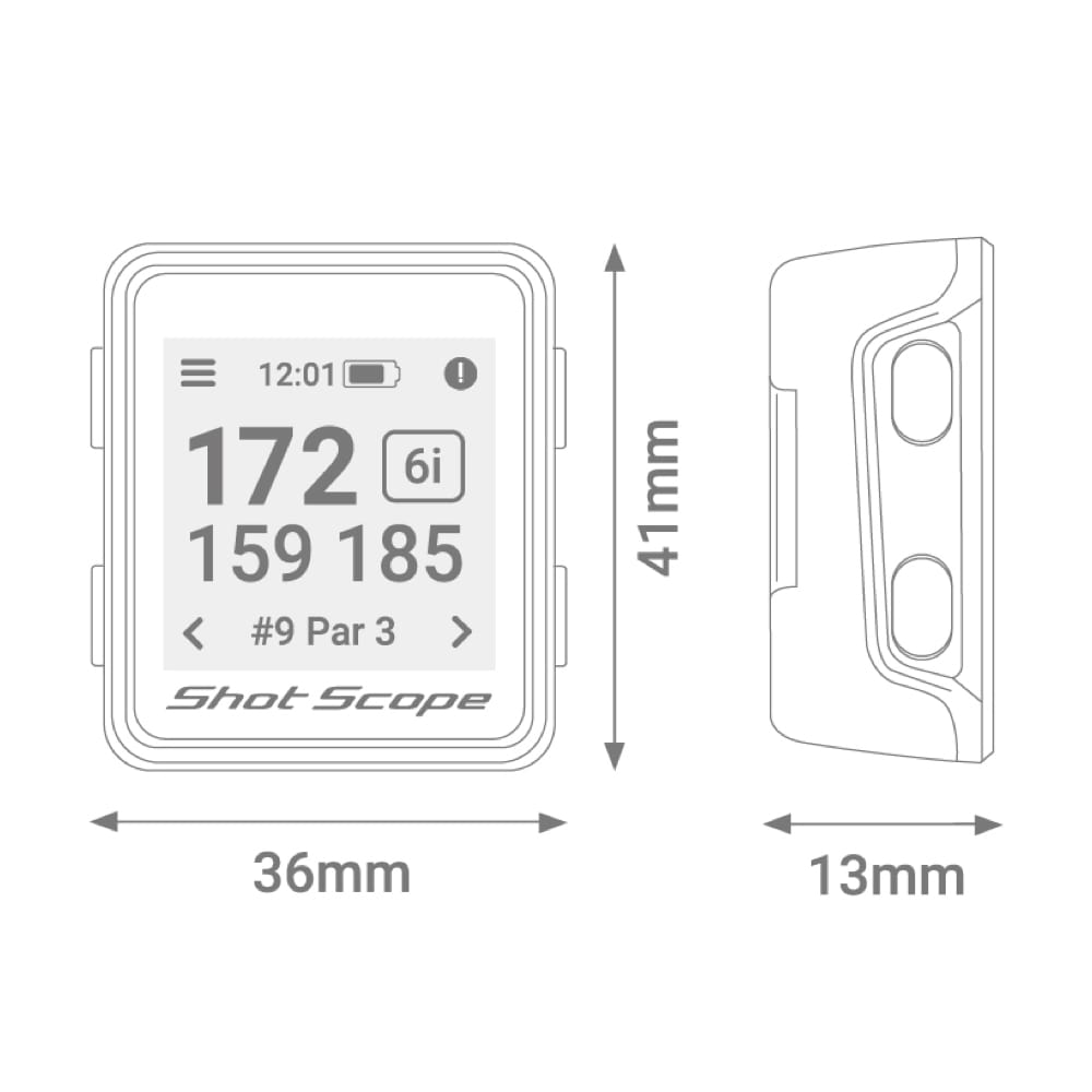 H4 Golf GPS with Shot Tracking - Handheld, Clip-On, Magnetic, 16 Tags - Shopthatapp.ca