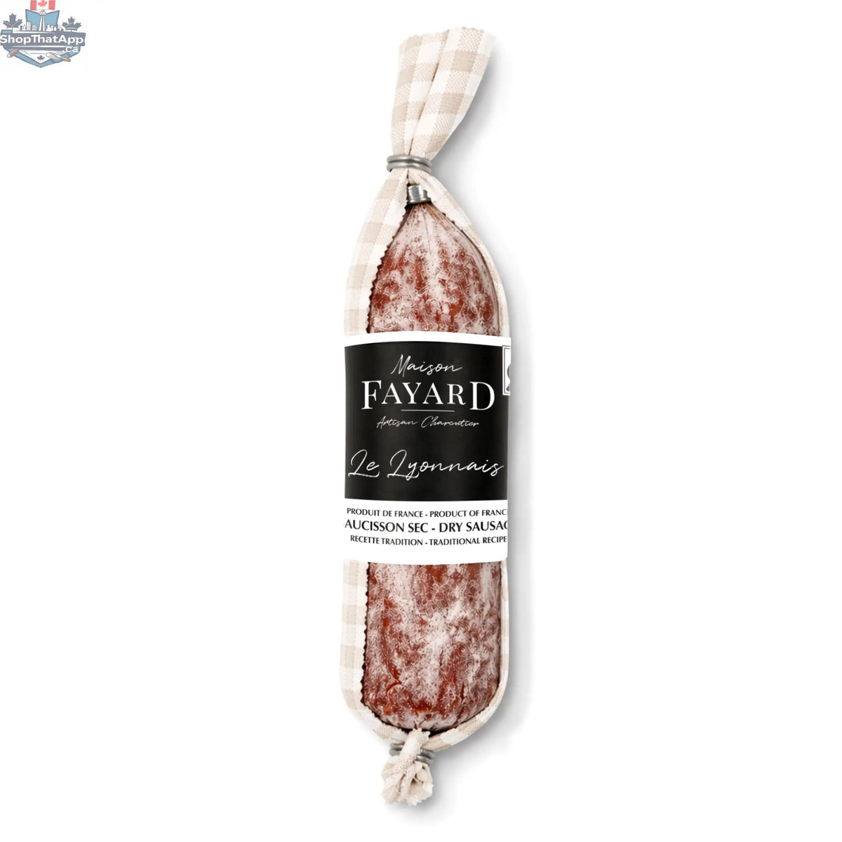 Authentic Lyonnais salt from Guérande in a Maison Fayard non-refrigerated product package, showcasing the salt crystals.