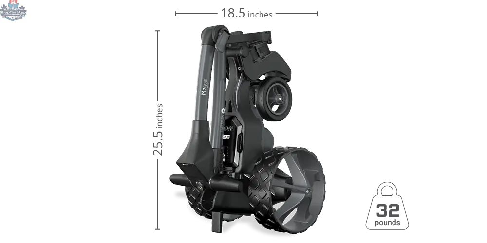 M7 GPS Electric Golf Trolley with ULTRA Lithium Battery – Remote-Controlled, Touchscreen, 40K+ Courses - Shopthatapp.ca