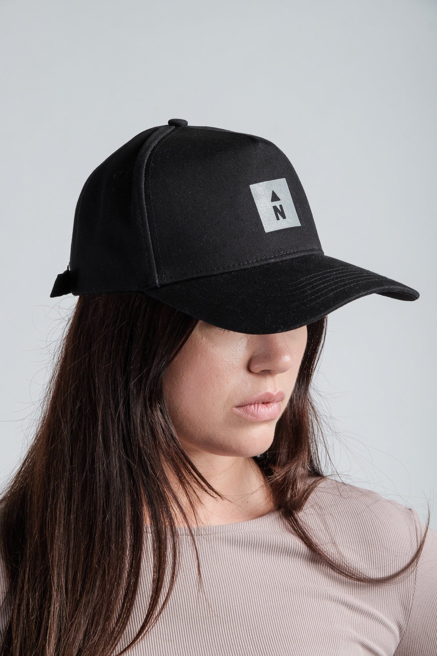 Water-Resistant Reflective Cap with "N" Logo - Shopthatapp.ca