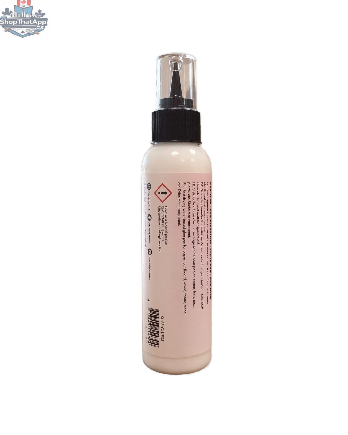 Ecstasy Crafts SL Tacky Glue 120ml bottle, ideal for crafts and DIY projects, with a clear label showing the glue's branding.