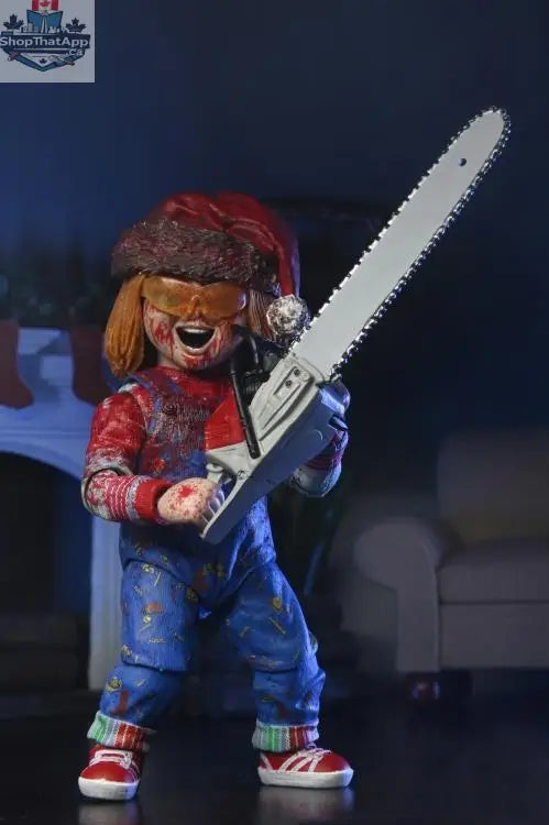 Holiday Edition Chucky action figure by Toy Snowman, detailed collectible toy from the Ultimate Chucky series.