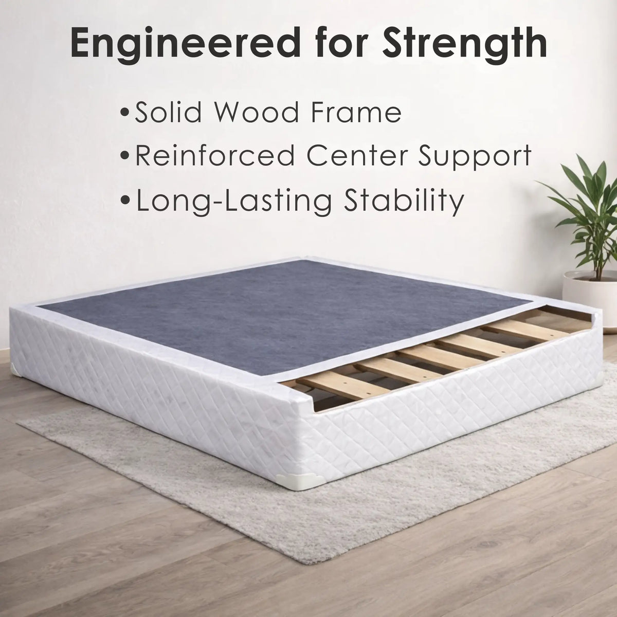 Ultraflex® UltraFlex Serenity Mattress set with eco-friendly box spring in twin, double, queen, or king size, featuring smart gel memory foam.