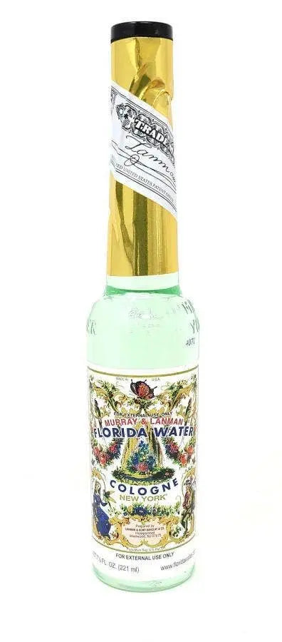 Harry'zBOUTIQUE Florida Water 7.5 oz cologne bottle, energizing and refreshing fragrance with vibrant citrus notes.