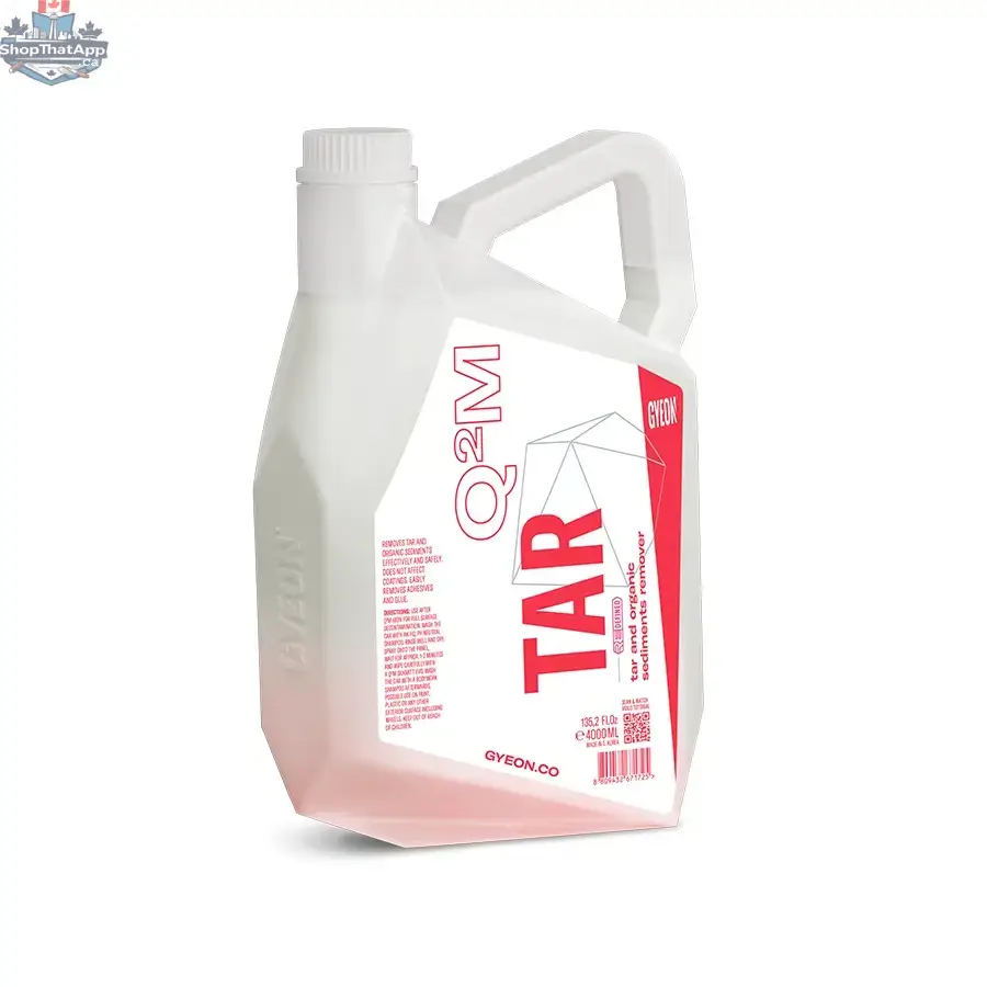 GYEON Q²M Tar Remover bottle for effective removal of tar and sticky residues from vehicle surfaces, produced by CARZILLA.