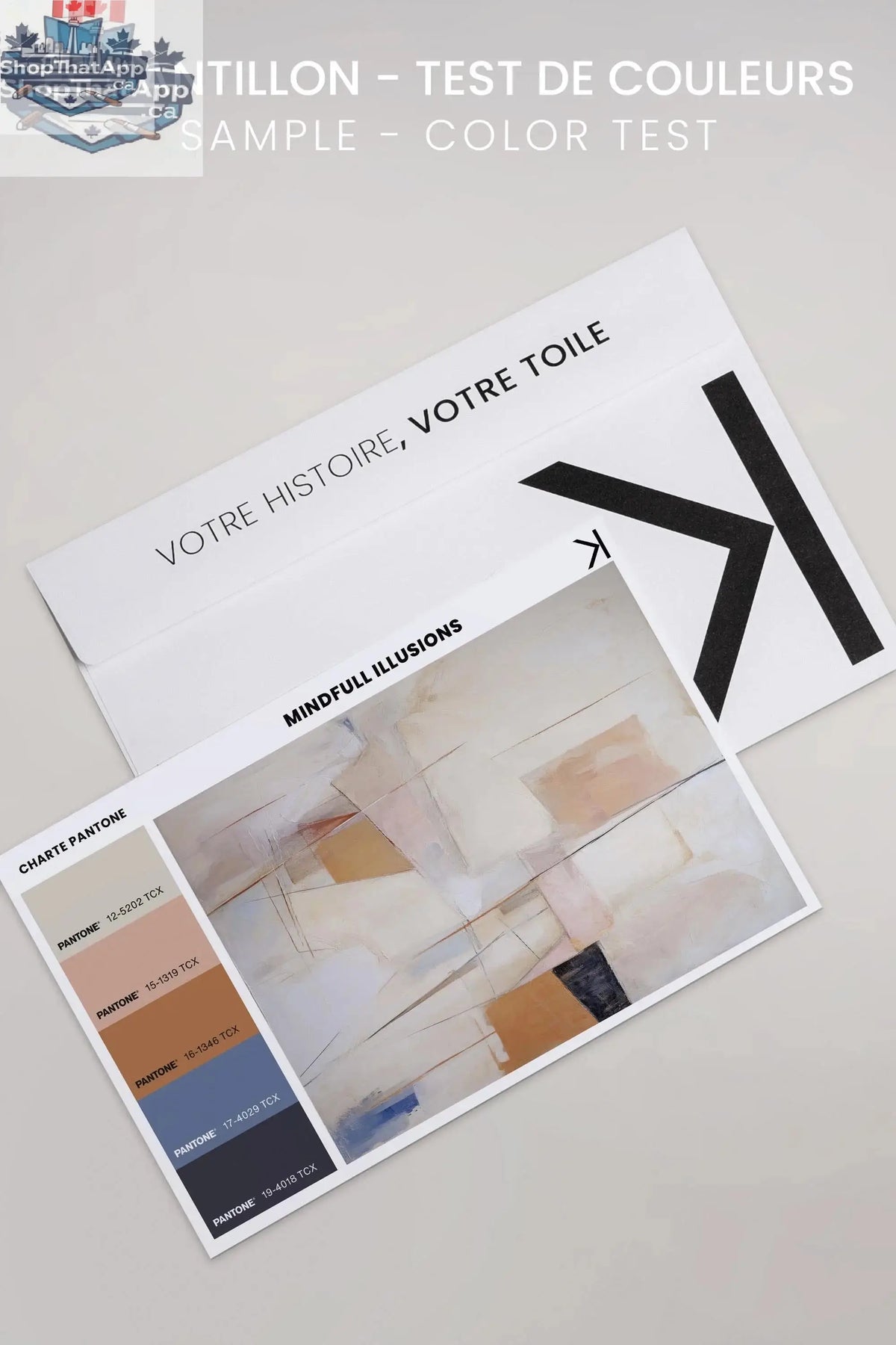 Mindful Illusions Artwork - Oeuvre sur toile étiré - Shopthatapp.ca