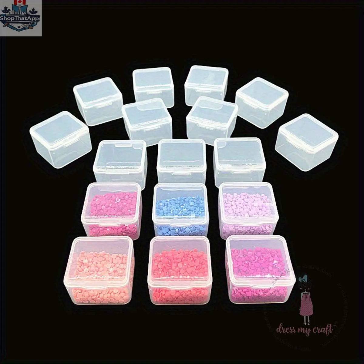 Ecstasy Crafts Dress My Craft 15-in-1 versatile storage box with multiple compartments for organizing craft supplies.