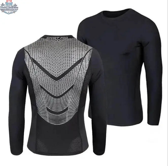 Men's EX-STOCK Canada training sportswear set with workout tops and shorts for active performance and exercise.