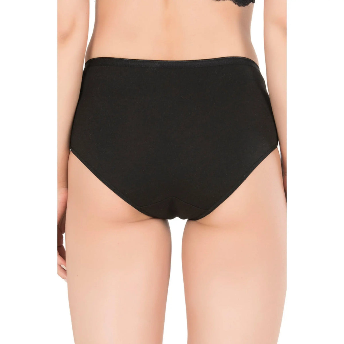 Set of three women's high-waist modal cotton panties from Hazel Textile, featuring soft fabric and comfortable fit.
