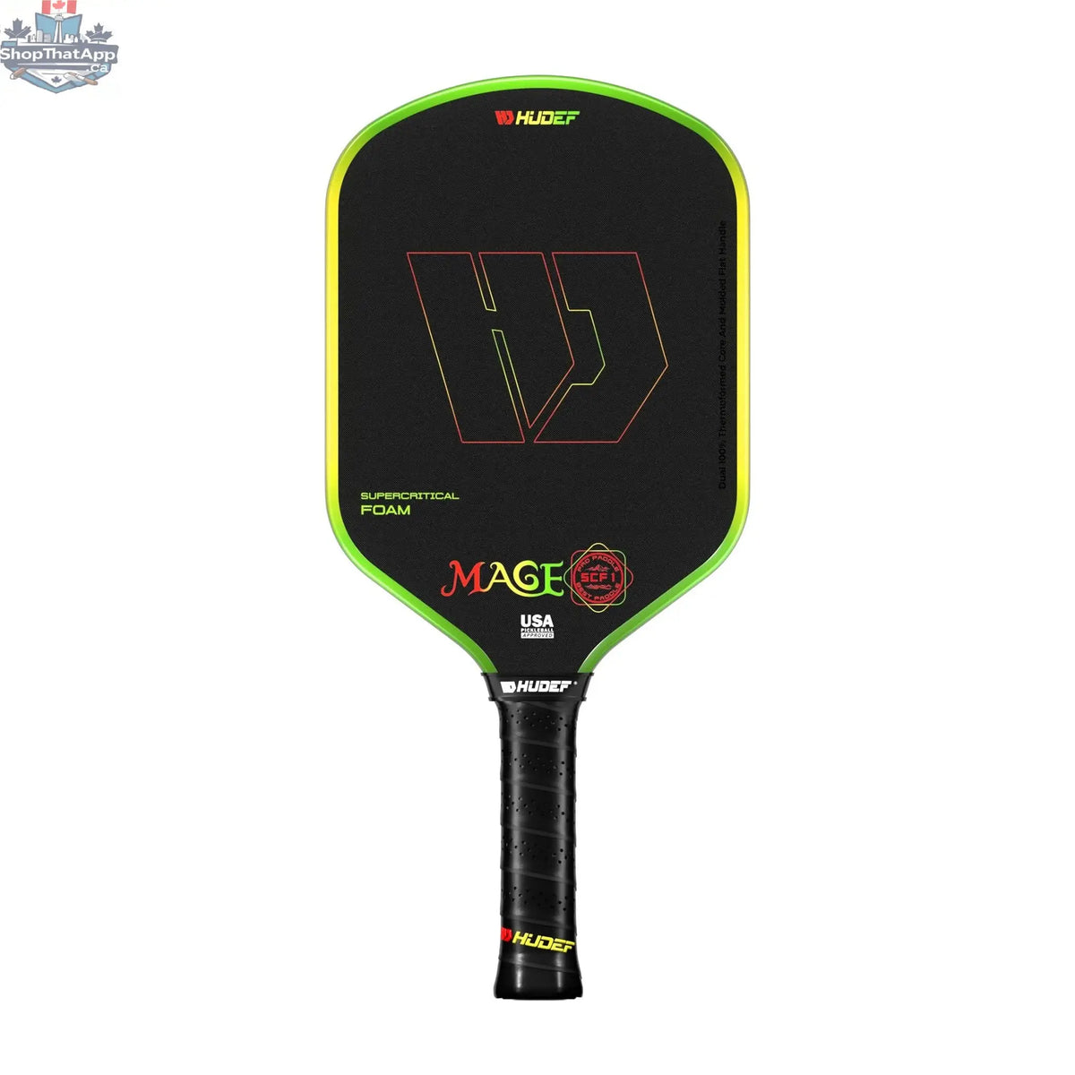 Hudef Mage SCF1 Hybrid Pickleball Paddle – Blue 16mm - Shopthatapp.ca
