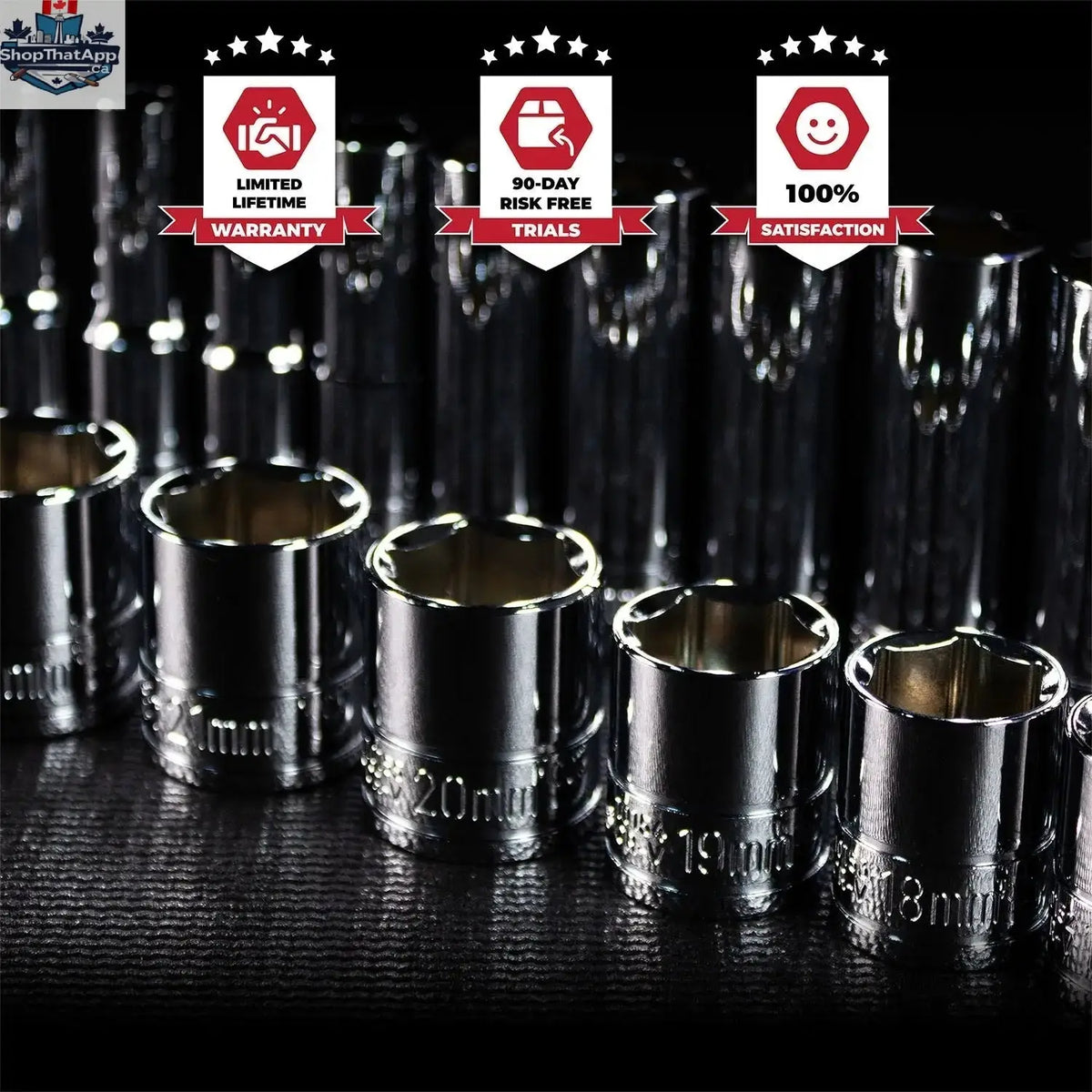 Chrome Socket Sets - Shopthatapp.ca