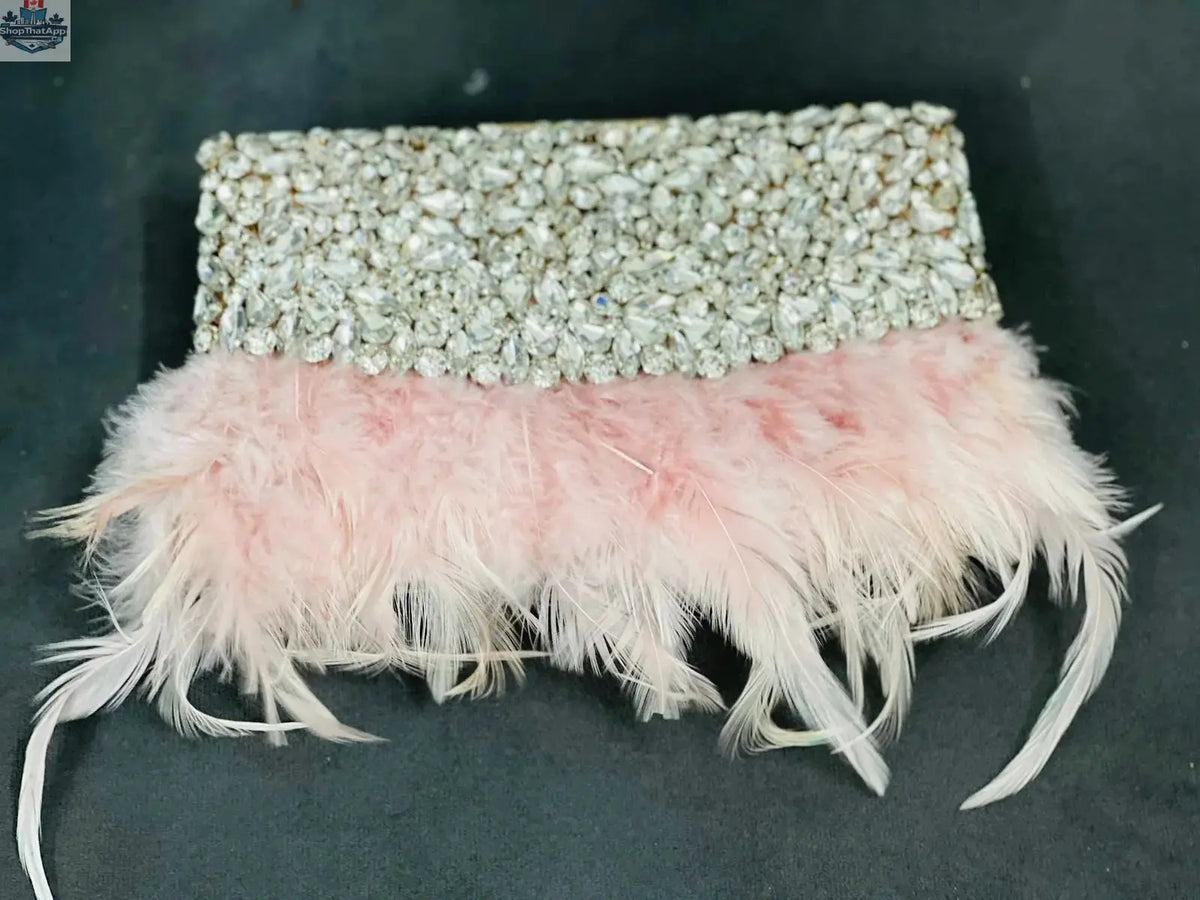 The HOPE Feather Clutch - Shopthatapp.ca