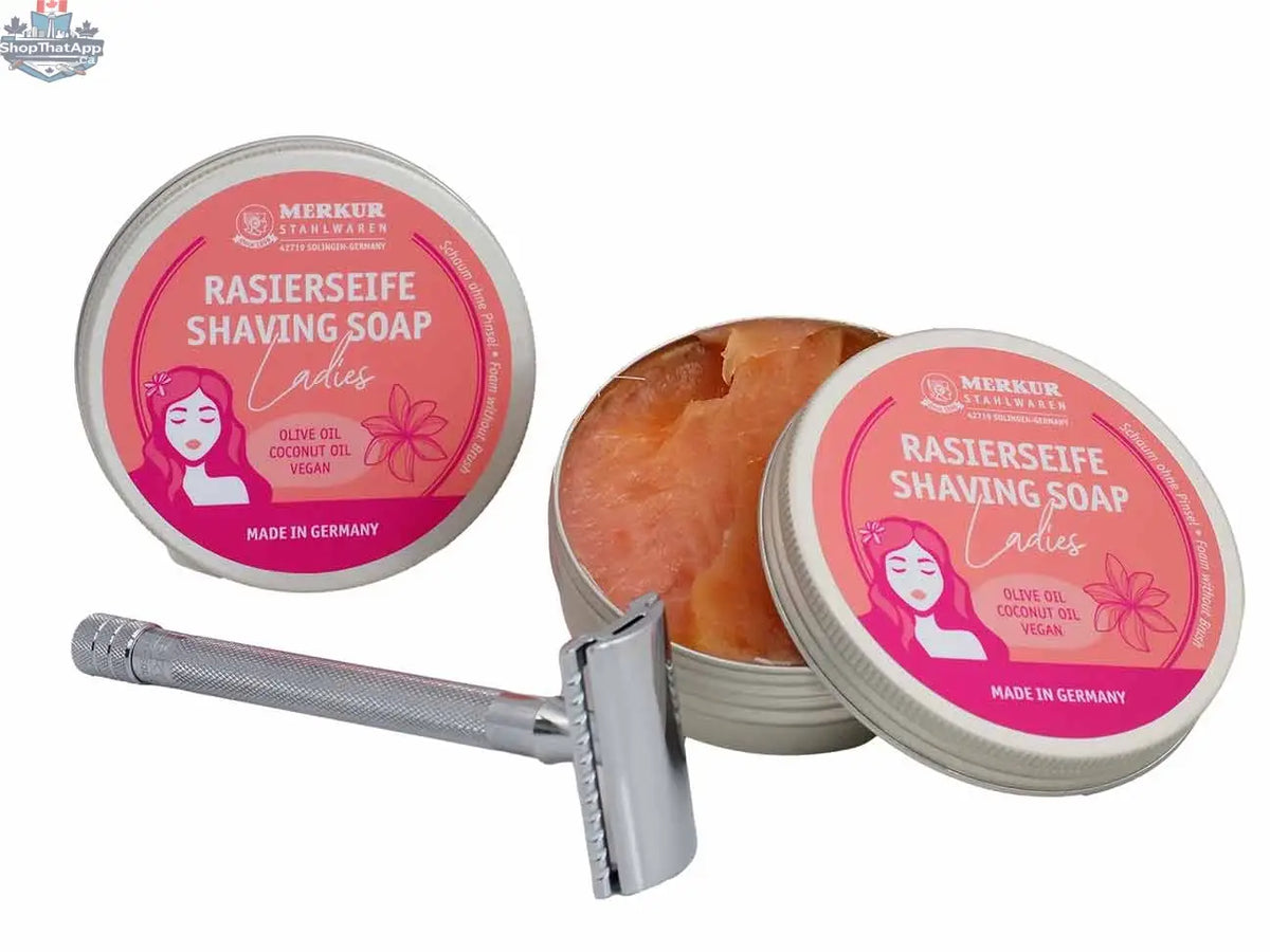 Merkur Ladies Shaving Soap - Creme for Smooth Shaving, 100gr - Shopthatapp.ca