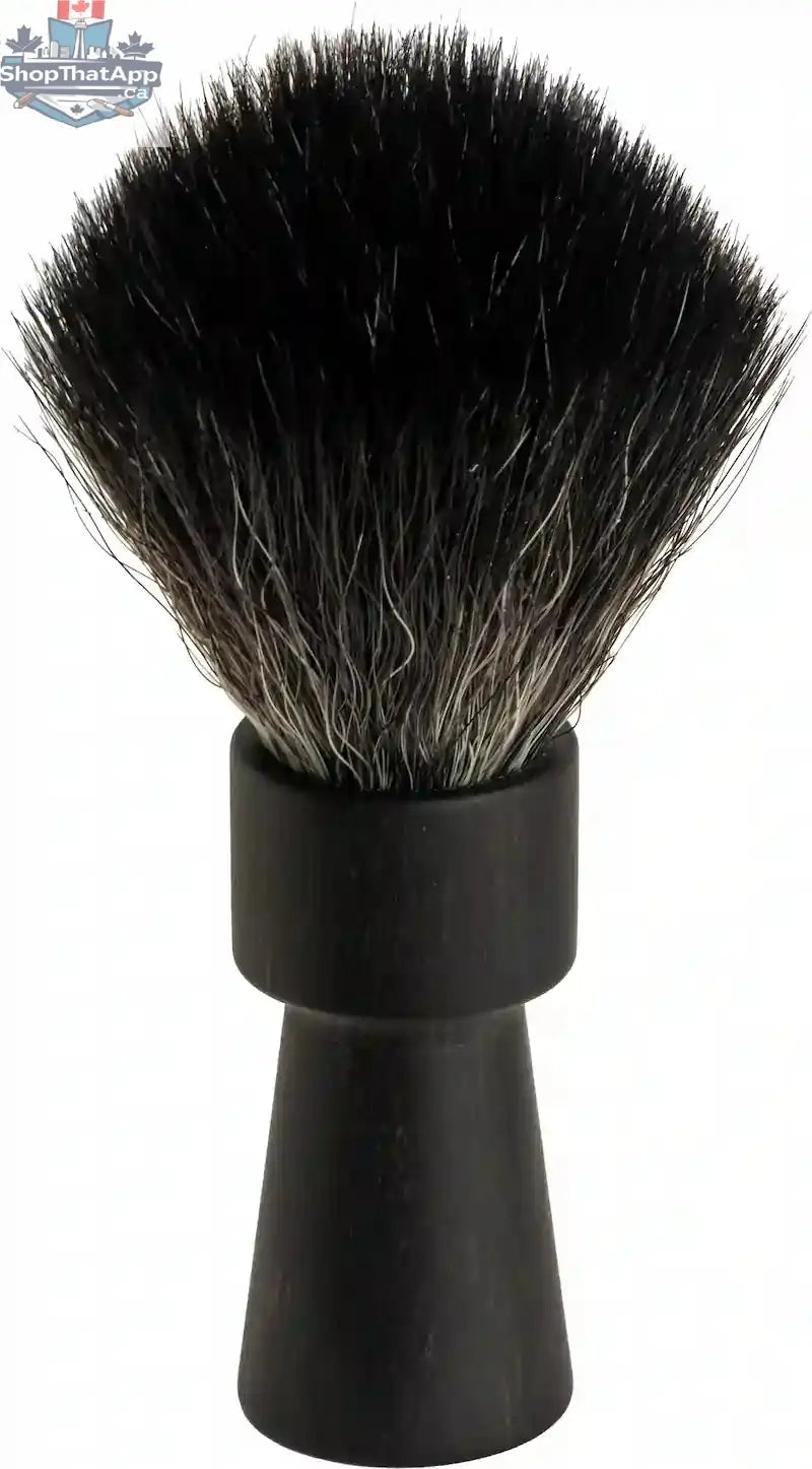 MERKUR 1100 Shaving Brush - Black Fibers for Ultimate Shaving Experience - Shopthatapp.ca