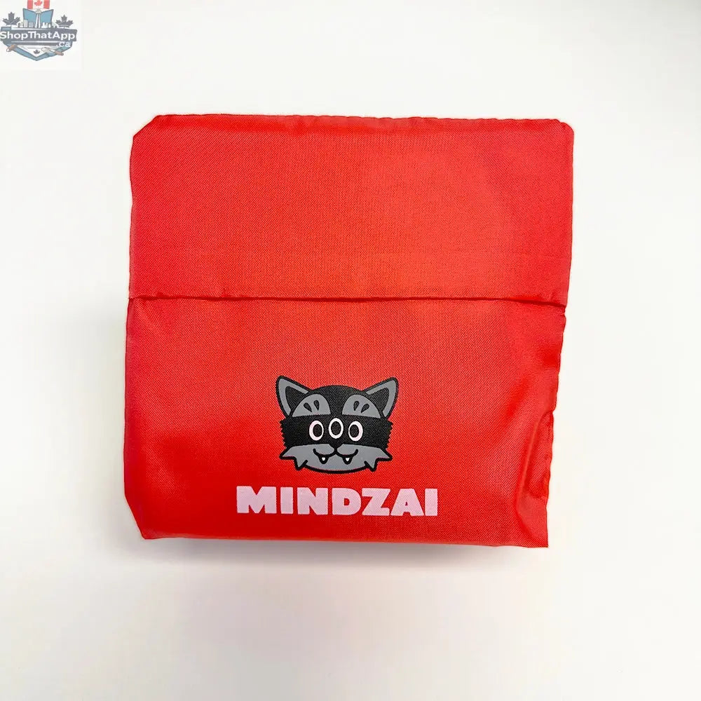 Foldable Hunter shopping bag by Mindzai Toy Shop, featuring a creative design, shown in a compact, foldable form.