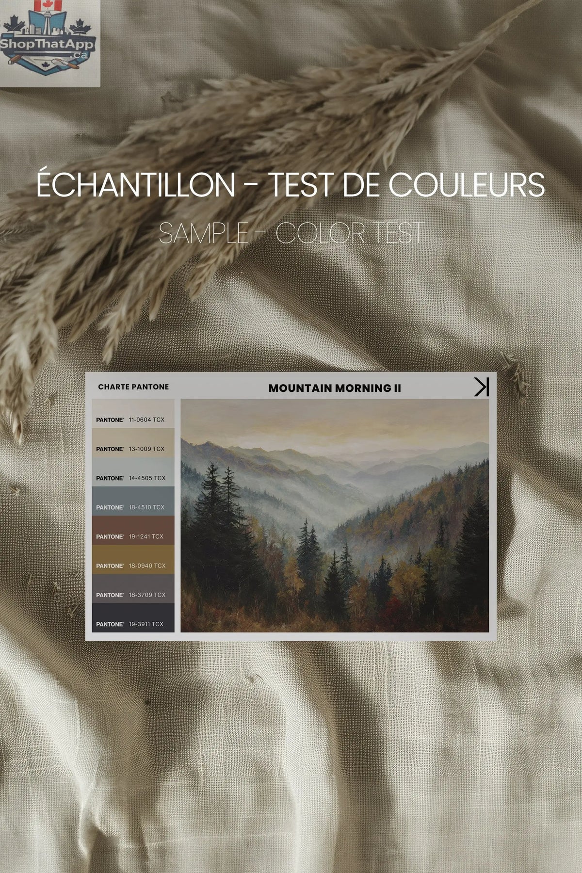 MOUNTAIN MORNING II Stretched Canvas Artwork - Shopthatapp.ca