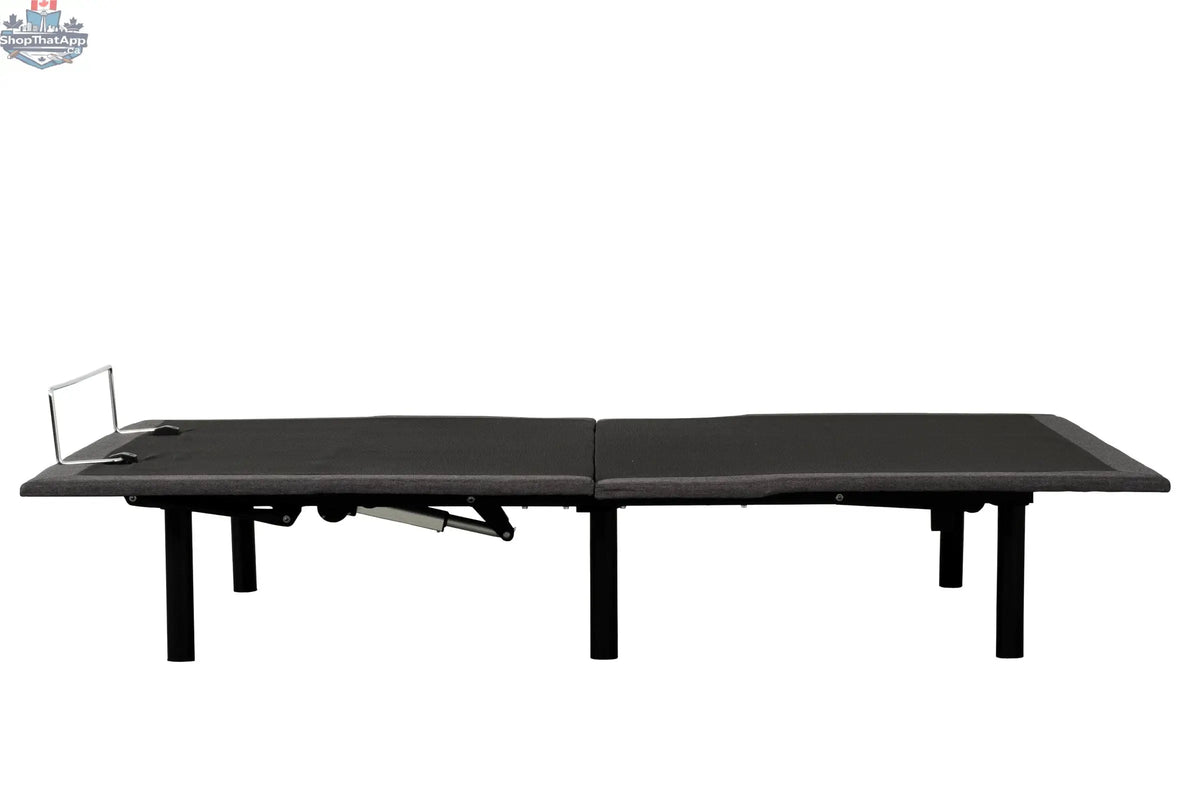 Adjustable ElevateRest 1.0 lifestyle base by SLOTH Nation, shown in three sizes, featuring a sleek design for customizable comfort.