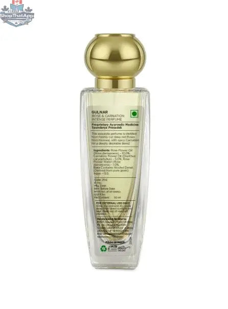 Forest Essentials Gulnar perfume bottle showcasing the luxurious fragrance and elegant design of the Prithvi Mart brand.