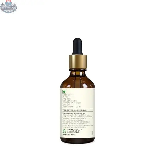 Forest Essentials Ayurvedic Hair Growth Serum in 50ml bottle with dropper, featuring redensyl and anagain for healthy hair growth.