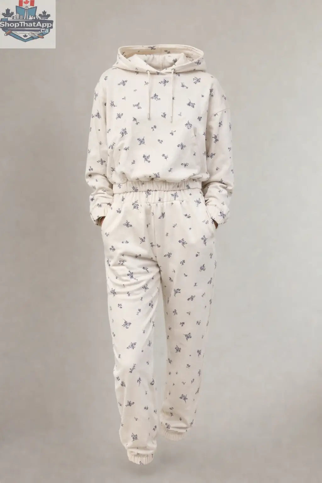 Posie Luxeflow Floral Leisure Set - Soft Everyday 2PC in Floral Design - Shopthatapp.ca
