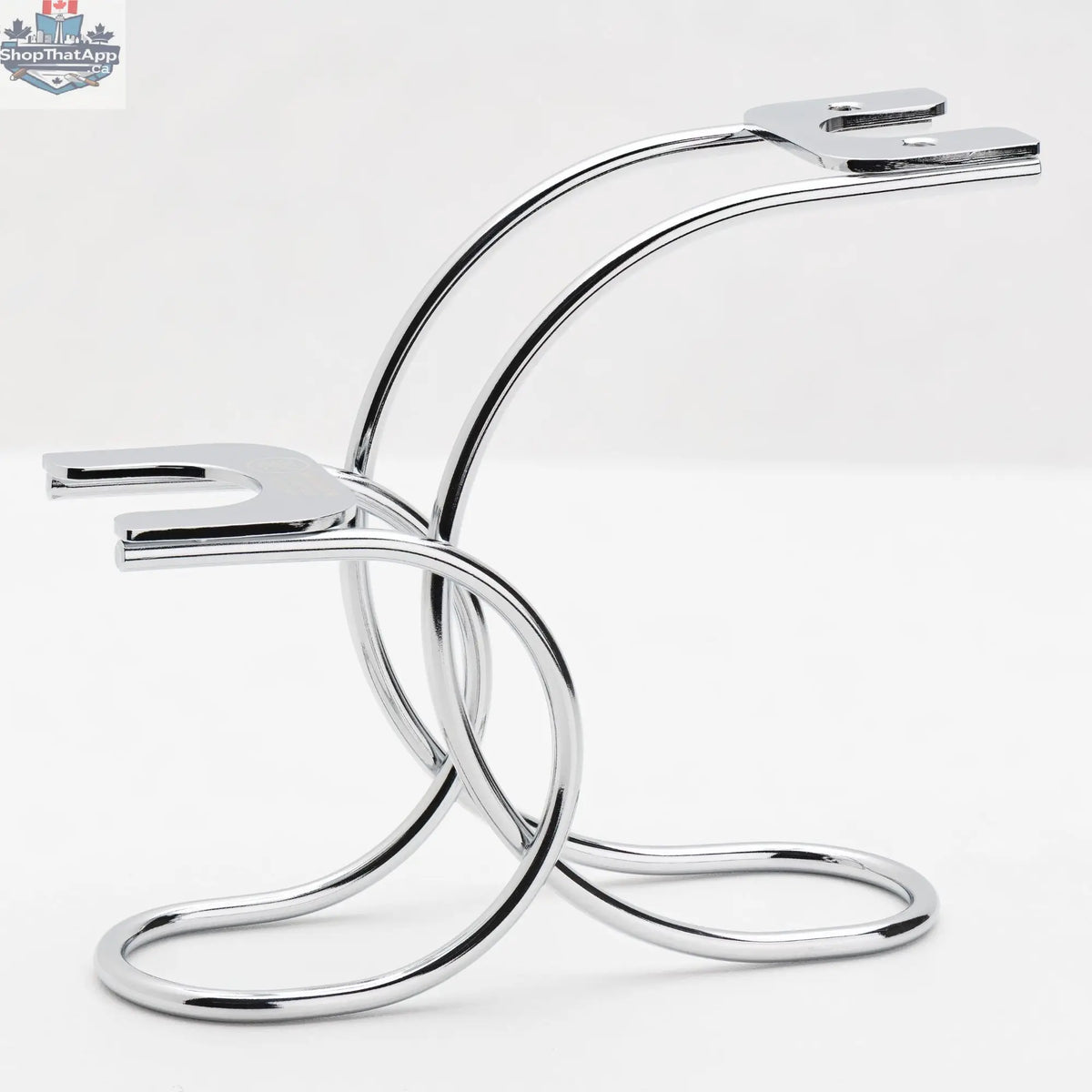 Merkur Shaving Stand for DE Safety Razor - Curved Chrome Design - Shopthatapp.ca