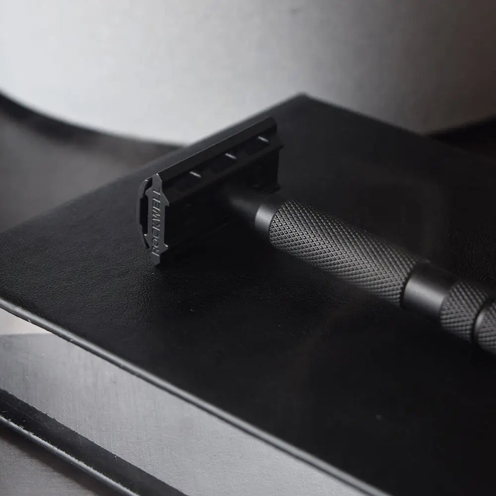 Rockwell 6S Adjustable Safety Razor - Matte Black PVD with 6 Settings for Ultimate Shaving Control - Shopthatapp.ca