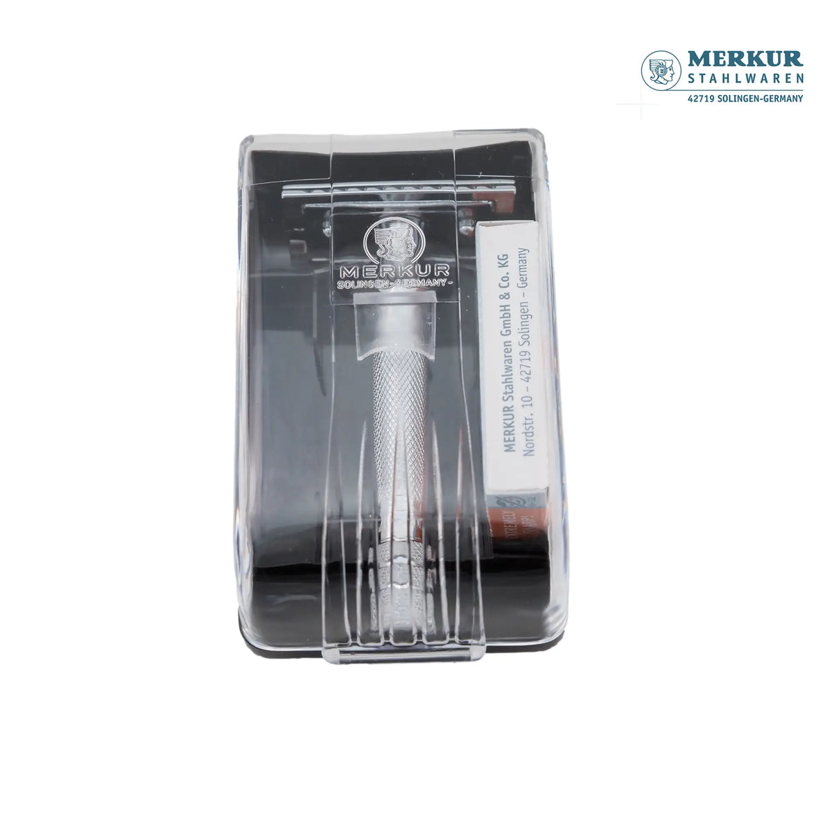Merkur 333C Double-Edge Safety Razor Set with Bright Chrome Finish and 10 Blades - Shopthatapp.ca