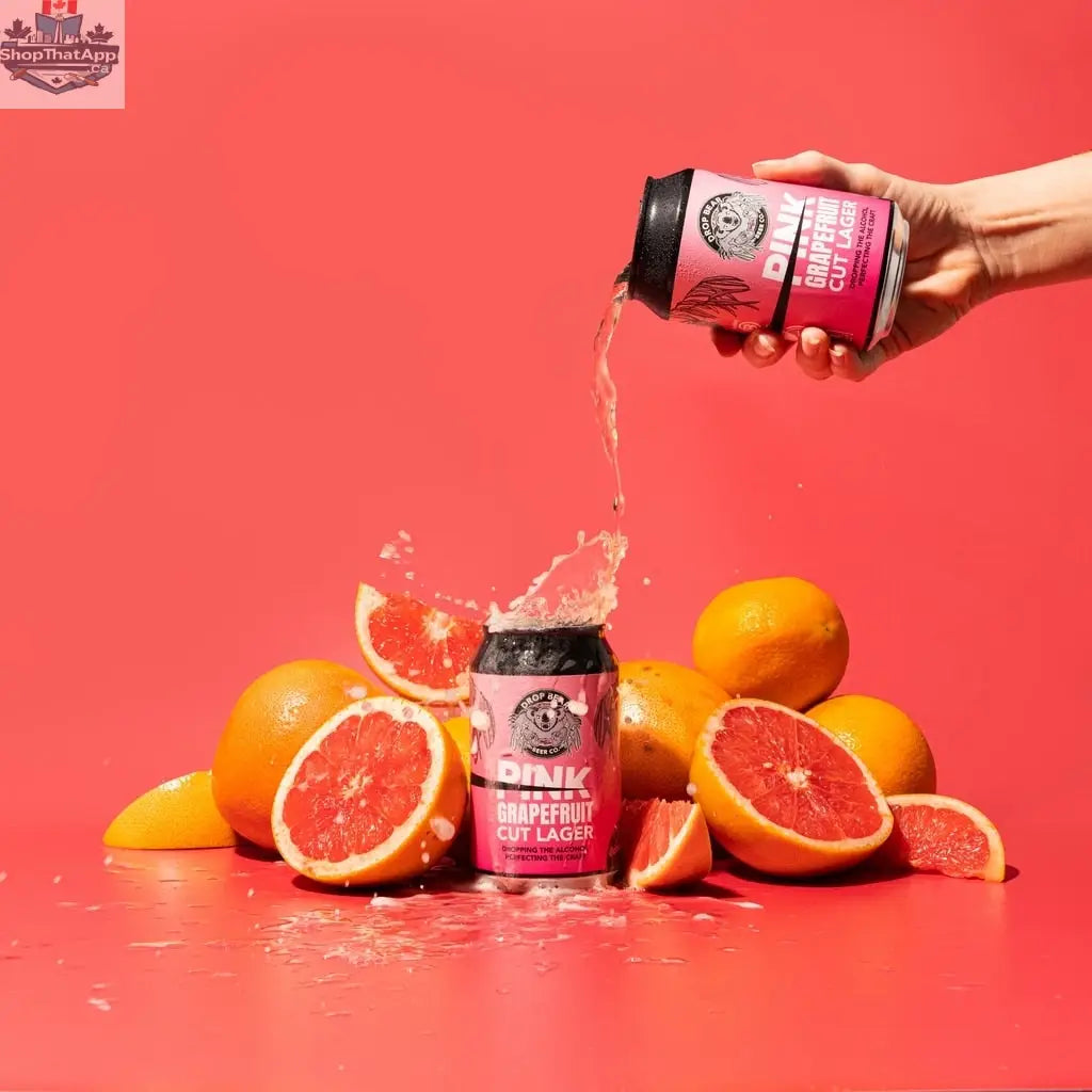 Drop Bear Pink Grapefruit Lager - Refreshing Citrus Flavor in Every Sip - Shopthatapp.ca