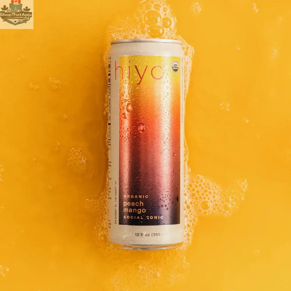 Hiyo Peach Mango Seltzer with Zeno Bobal Rosé Wine Infusion - Shopthatapp.ca