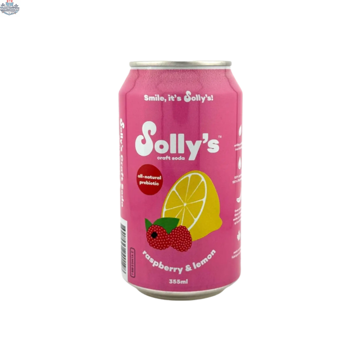 Solly's Raspberry Lemonade Drink - Refreshing Raspberry & Lemon Flavor - Shopthatapp.ca