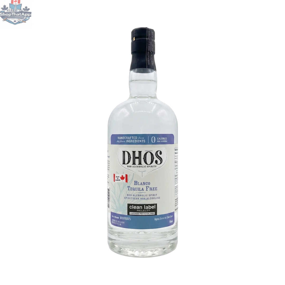 Dhōs Blanco Tequila - Premium Agave Spirit for Authentic Taste - Shopthatapp.ca