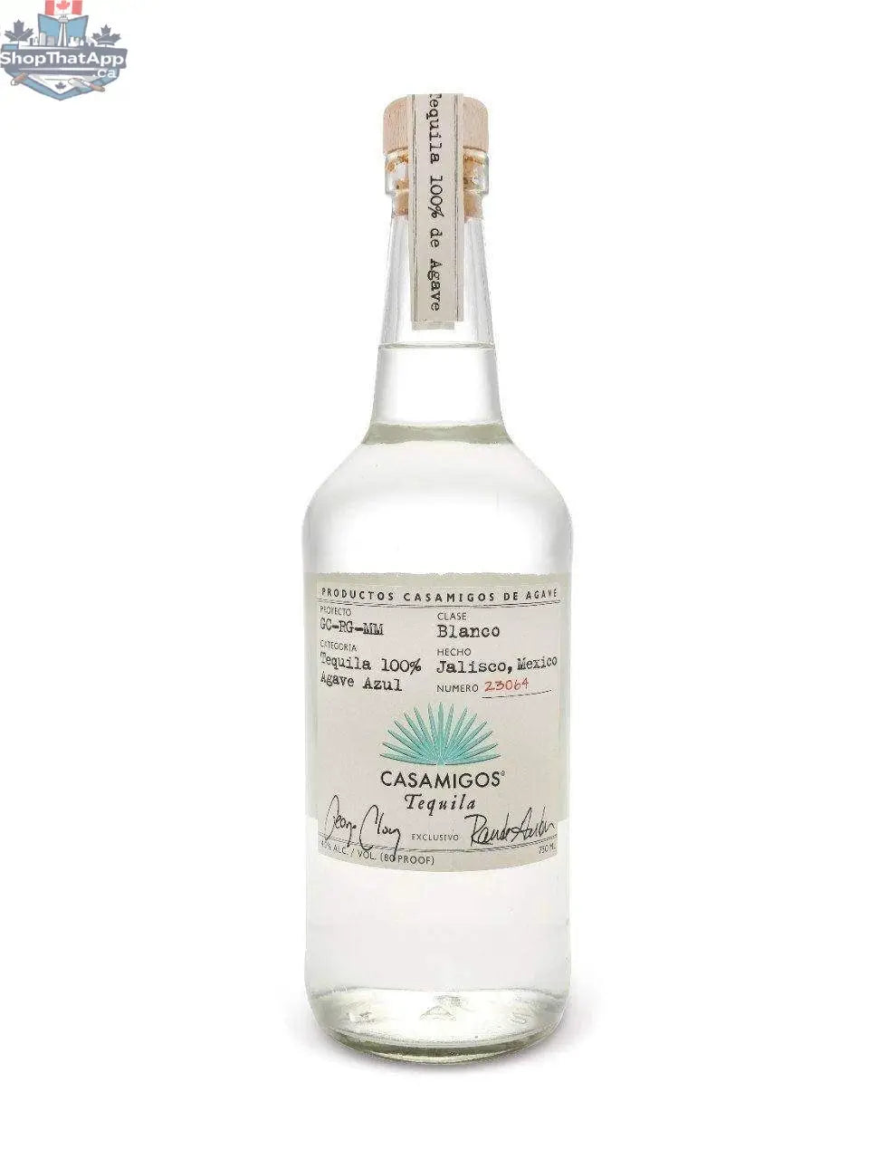 Casamigos Blanco Tequila - Premium Agave Spirit for Perfect Cocktails - Shopthatapp.ca