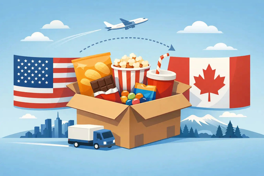 American Snacks Delivered to Canada