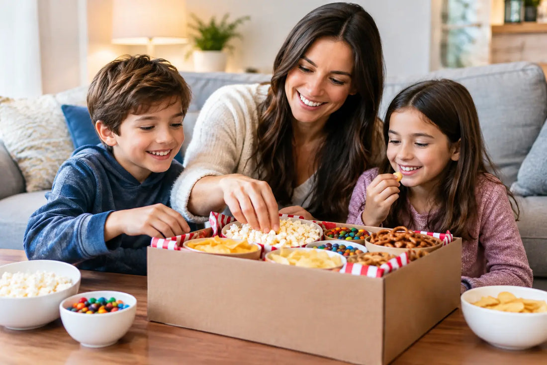 How to Build a Family Movie Snack Box at Home