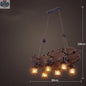 Bar American Chandelier Retro Chandelier Creative Lamp - Shopthatapp.ca