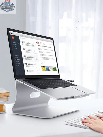 Laptop Stand for MacBook - Aluminum Alloy Design - Shopthatapp.ca