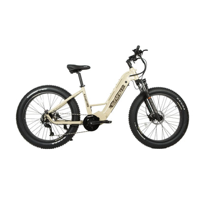 E-Vélo EUNORAU QUEBEC FAT-HD 2.0 Hunter X7 electric bicycle with rugged tires and sleek frame for versatile off-road and city riding.
