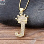 Letter Pendant with Chain - Gold - Shopthatapp.ca