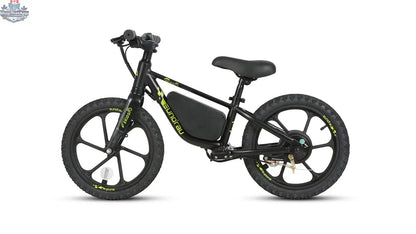E-Vélo EUNORAU QUEBEC EKIDS16 1.0 electric bicycle with sleek frame and 26-inch wheels, ready for urban and outdoor riding.
