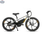 E-Vélo EUNORAU QUEBEC EKIDS20 1.0 electric bicycle with sleek frame and handlebar controls, ready for city commuting.