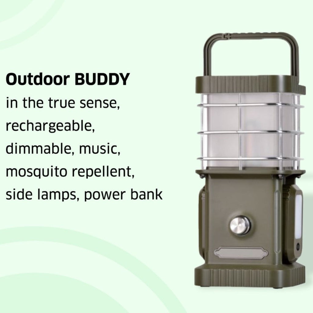 TRU De-LIGHT BUDDY Dimmable LED Lamp / Power Bank / Bluetooth Speaker / Independent side lamps - Music / Decoration - All-In-One - Www.Shopthatapp.ca