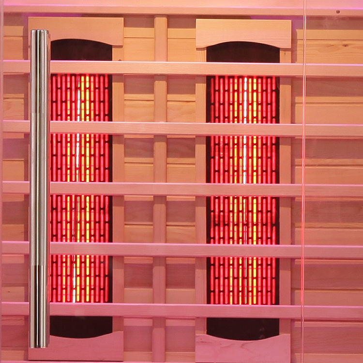 Blisspod | Venetian | Full Spectrum Indoor Premium Canadian Hemlock Low EMF Sauna | 10 Heaters | Chromotherapy & Reflexology | 2 Person - Www.Shopthatapp.ca