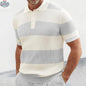 Mens Clothing Summer Fashion Lapel Sweater Short Sleeve Men Clothing Men Wears - Shopthatapp.ca